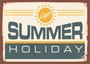 Placa Decorativa Happy Summer Holiday