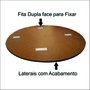Placa Decorativa Redonda Frase Um Sorriso Verdadeiro