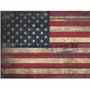 Placa Decorativa Vintage Bandeira Estados Unidos da America USA