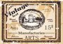 Placa Decorativa Vintage Text Manufacturies Arts