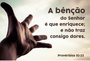 Placa Decorativa Versículo Bíblico Provérbios 10:22