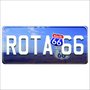Placa Decorativa Vintage de Carro em Mdf - Rota 66