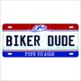 Placa Decorativa Vintage de Carro em Mdf - Biker Dude