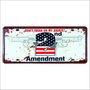 Placa Decorativa Vintage de Carro em Mdf - Amendment