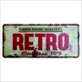 Placa Decorativa Vintage de Carro em Mdf - Retro