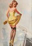 Placa Decorativa Vintage Pin-Up