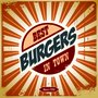 Placa Decorativa Best Burgers In Town