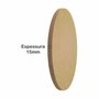 Aplique de Mdf 15mm para Artesanato em Forma Oval