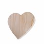 Tábua de Pinus Recortada para Artesanato em Forma de Coração