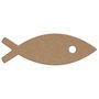 Aplique em Forma de Peixe em Mdf