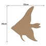 Aplique em Forma de Peixe em Mdf