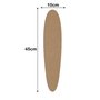 Aplique em Forma de Prancha Surf Longboard em Mdf