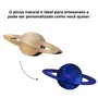 Tábua de Madeira Pinus Recortada para Artesanato Em Forma De Planeta Saturno