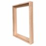 Armação de Moldura Canaleta Personalizada Flutuante Lisa Revestida para Telas Decorativas - 2x2,8