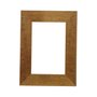 Armação de Moldura em Madeira Natural Gravada para Quadros e Fotos - 3x1