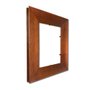 Armação Personalizada De Moldura Chanfrada com Acabamento Côncavo Estilo Madeira Rústica - 5x2,1