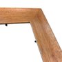 Armação Personalizada De Moldura Chanfrada com Acabamento Côncavo Estilo Madeira Rústica - 5x2,1