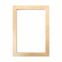 Armação de Moldura Personalizada de Pinus Natural para Quadros Decorativos - 3x1,5