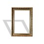 Armação de Moldura Personalizada Dourada com Gravação para Quadros e Fotos - 4x2,5