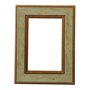 Armação de Moldura Provençal Personalizada com Gravação de Bolinhas para Quadros e Fotos - 3,4x1,2