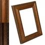 Armação Personalizada de Moldura de Madeira Clássica com Detalhes Gravadospara Quadros e Fotos - 3,2x1,5