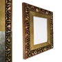 Armação Personalizada de Moldura Efeito Escovado Fino e Gravação de Curvas Fluidas para Quadros e Fotos - 7,1x2,8