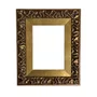 Armação Personalizada de Moldura Efeito Escovado Fino e Gravação de Curvas Fluidas para Quadros e Fotos - 7,1x2,8