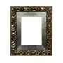Armação Personalizada de Moldura Efeito Escovado Fino e Gravação de Curvas Fluidas para Quadros e Fotos - 7,1x2,8