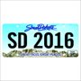 Placa Decorativa Vintage de Carro em Mdf - South Dakota