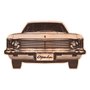 Placa Decorativa em Madeira Opala Front Car - URBAN