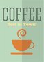 Placa Decorativa Coffee Best in Town!
