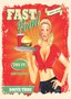 Placa Decorativa Fast Food Drive Thru