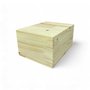Caixa Para Presente Em Madeira Pinus Com Interno Em Mdf