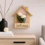Casinha de Passarinho Decorativa em Madeira Pinus com Base para Arranjo de Pequenas Plantas e Flores –  Ideal para Artesanato, DIY, Decoração de Casa e Jardim
