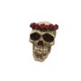 Caveira Mini de Resina Rose Crown - URBAN