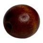 Contas Bolinhas de Madeira Natural com Furo para Artesanato