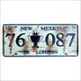 Placa Decorativa Vintage de Carro em Mdf - New México