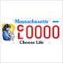 Placa Decorativa Vintage de Carro em Mdf - Massachusetts Choose Life