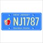 Placa Decorativa Vintage de Carro em Mdf - New Jersey Garden State