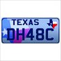Placa Decorativa Vintage de Carro em Mdf - Texas
