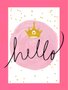 Placa Decorativa Frase Hello