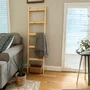 Escada Decorativa Organizadora em Madeira de Pinus Porta Revistas e Objetos 145cm - Farmhouse
