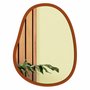 Espelho Orgânico Grande Decorativo Para Sala Quarto Moderno Com MDF Laqueado - 64x84cm