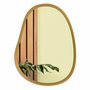 Espelho Orgânico Grande Decorativo Para Sala Quarto Moderno Com MDF Laqueado - 64x84cm