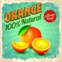 Placa Decorativa Orange 100% Natural Always Fresh