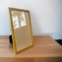 Kit 10 Porta Retratos 10x15cm com Moldura Minimalista e Vidro Mais Fundo com Suporte - 1,5x1