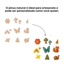 Kit 11 Apliques Formas Estilo Floresta Em MDF - Borboleta, Raposa, Árvore, Abelha, Colmeia, Cogumelo, Flor, Animais, Decoração Natural, DIY
