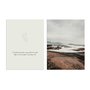 Kit 2 Placas Decorativas Frase E Paisagem Praia Estilo Japandi