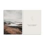 Kit 2 Placas Decorativas Frase E Paisagem Praia Estilo Japandi