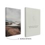 Kit 2 Quadros Em Tela Canvas Frase E Paisagem Praia Estilo Japandi